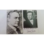 ENTERTAINMENT, signed photos, promotional cards etc., inc. Paul Gambaccini, George Sewell, Donald