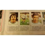 FOOTBALL, Top Sellers Football 72, complete set laid down in album, tears to a few pages, scuffing