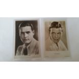 CINEMA, postcards, Actors, inc. Trevor Howard, Jon Hall, Bob Hope, Robertson Hare, Clark Gable, Cary