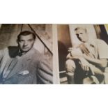 CINEMA, actors, original portrait stills, inc. Basil Rathbone (two different), Jason Robarts,