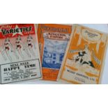 MAGIC, theatre programmes, 1900s-1930s, inc. Edinburgh Empire, Birmingham Grand, Kingston Empire,