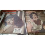 CINEMA, magazines, The Picturegoer, 1940s & 1950s, inc. Robert Mitchum, Deborah Kerr, June