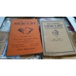 MAGAZINE, The London Mercury, 1920-1938, tears to edges and spines, FR to G, 36*