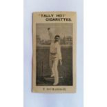 NATIONAL CIG. CO., English Cricket Team 1897/8, Richardson, black & white, VG