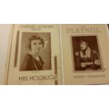 THEATRE, USA Playbills, 1930-40, theatres C-F, plays, revues, vaudeville, musicals, Gilbert &