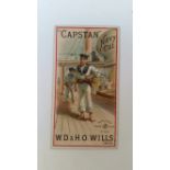 WILLS, advertisement cards, CSGB ref: E3, Capstan cigarettes, VG