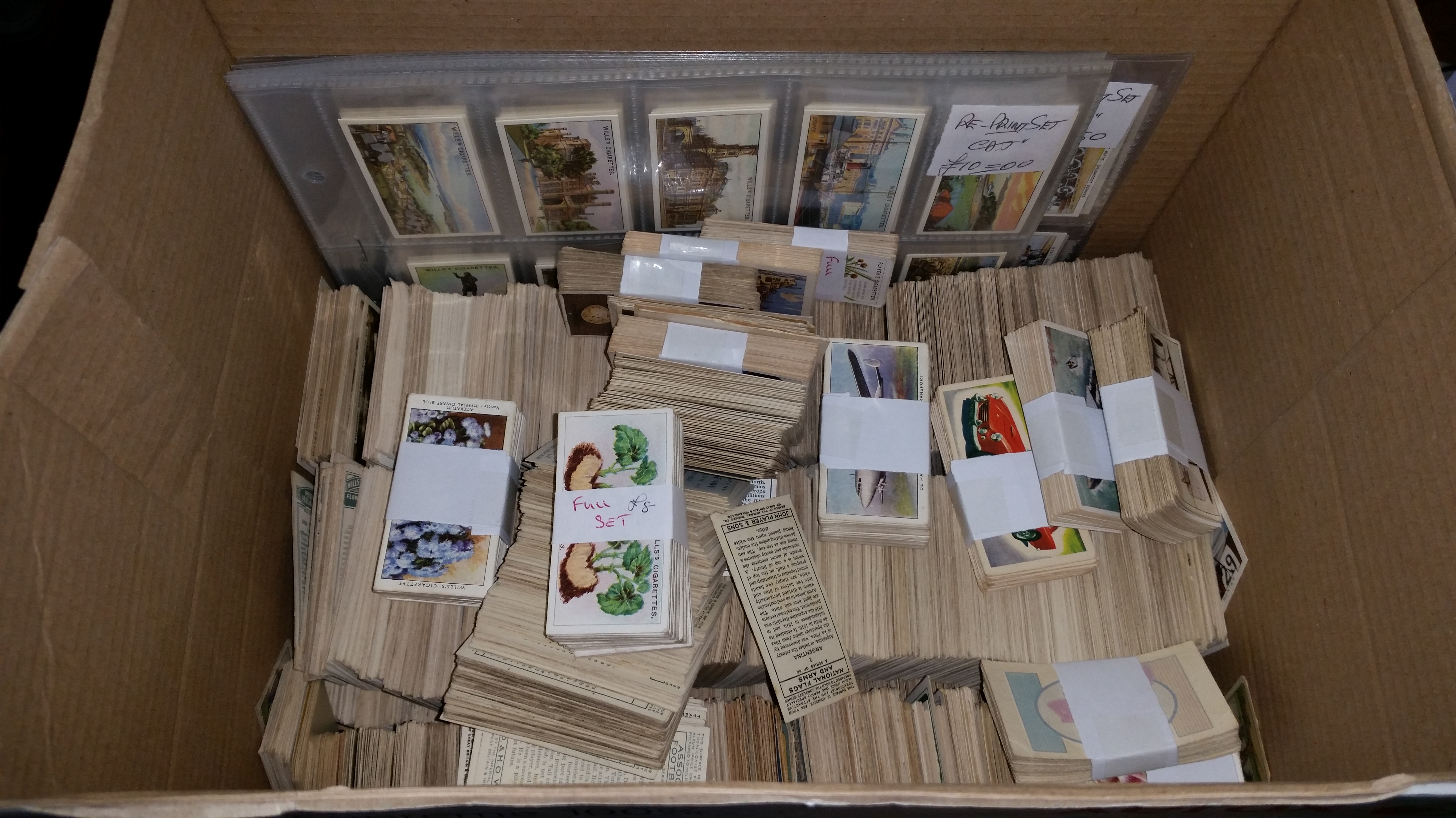 MIXED, selection, inc. complete (10), Phillips, Priory, Wills, Players, reprints (3); part sets &