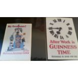 ALCOHOL, Guinness, silk adverts, with illustration and caption, VG, 10