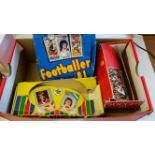 FOOTBALL, Point of Sale counter boxes, FKS, 1978/9 & 81; Topps (2), Footballer 81 (Ireland) & USA,