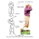 PLAYERS, Golf, complete, large, Channel Islands issue, VG, 25