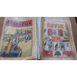COMICS, selection, mainly late 1940s, inc. The Wizard, Hotspur & Rover, slight duplication, FR to