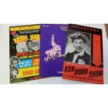 MAGIC, theatre programmes, inc. ventriloquists, 1960s onwards, pantomimes and variety shows, inc.