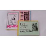 GLAMOUR, London phone-box calling cards, 1980s-1990s, mainly 6 x 4, slight duplication, EX, 100*