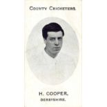 TADDY, County Cricketers, Cooper (Derbyshire), Imperial back, VG