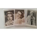 CINEMA, postcards, Actors (19) & Actresses, inc. Charles Farrell, Emil Jennings, George 'Brien,