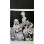 BOXING, signed photo by Henry Cooper, alongside (but not signed by) Muhammad Ali, 8 x 10, EX