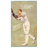 SNIDERS & ABRAHAMS, Cricketers in Action, Spooner (Lancashire), VG