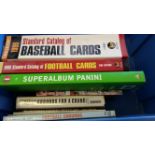 ACCESSORIES, books, inc. Panini Encyclopedia (football), 1999 MLB & NFL card price guides, gum cards
