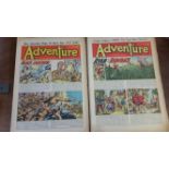 COMICS, Adventure, 1956 & 1959, complete, G to EX, 104*