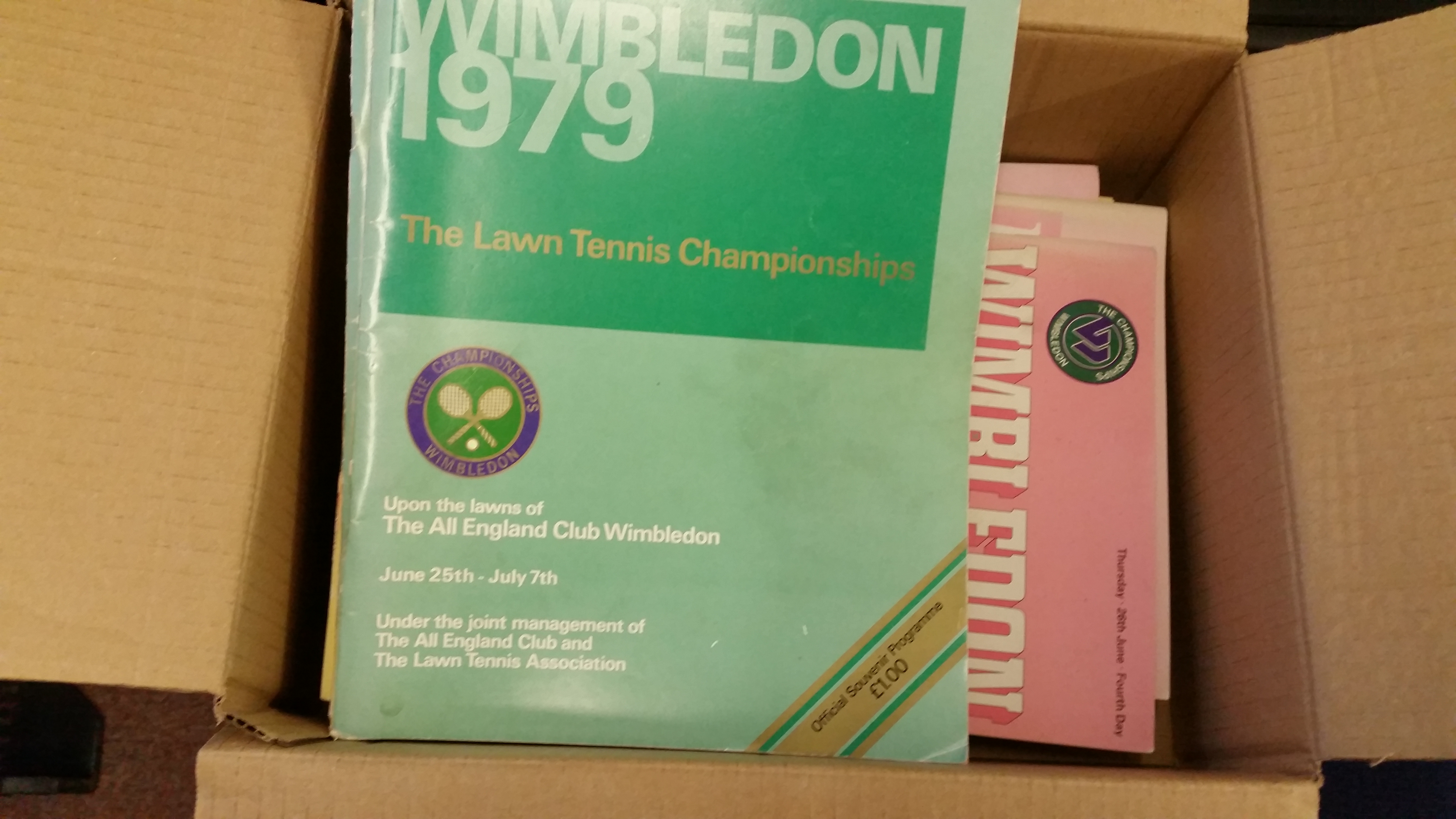 SPORT, brochures, programmes etc., inc. tennis (16), Wimbledon, 1979-1993 & 1998 (one per year); - Image 2 of 2