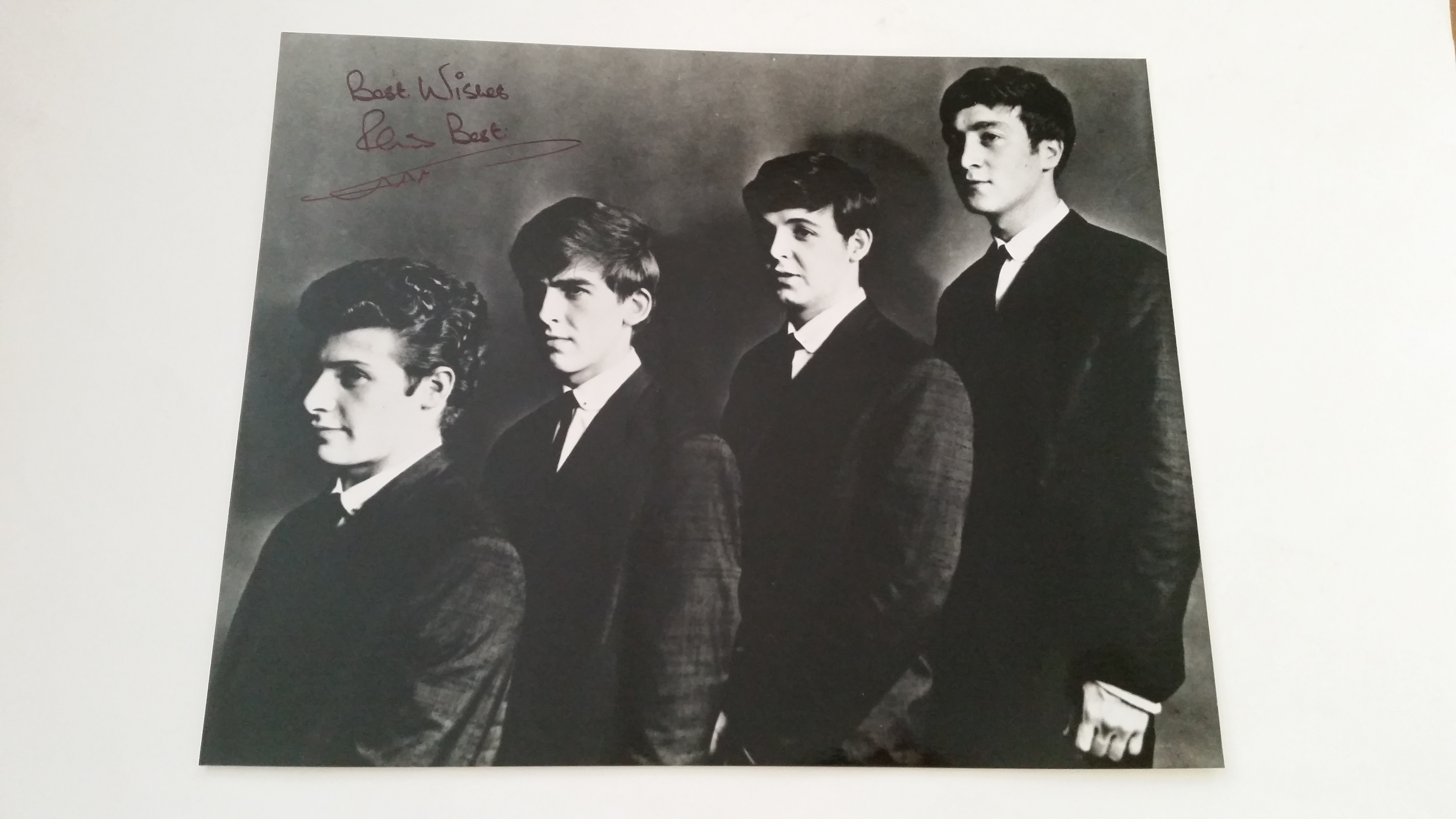 POP MUSIC, Pete Best, former drummer with The Beatles, signed 10 x 8 b/w photo, showing him in