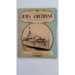 NAVAL, booklet, HMS Amethyst, issued by The Daily Telegraph, stain to cover, G