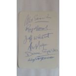 FOOTBALL, signed ticket for Manchester United charity golf dinner, June 1995, signed to reverse by
