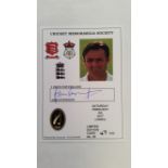 CRICKET, signed CMS card by John Stephenson, 2017, No. 93, LE47/100, EX