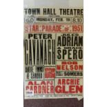 THEATRE, poster, Pontypridd Town Hall Theatre, Star Parade of 1951, 20 x 30, VG