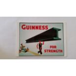 GUINNESS, reprint of advert postcard, For Strength (beam), fifty copies, MT, 50
