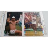 TENNIS, original press photos, 1980s-1980s, inc. Martina Navratilova (12), Andre Agassi, Boris