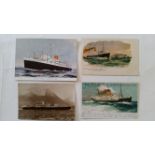 SHIPPING, postcards, inc. exteriors & interiors; Royal Mail Steam Packet, Royal Mail Lines etc., G