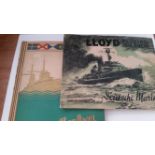NAVAL, complete sets laid down in albums, Garbaty Schiffsbilder (Saba Ships); Brinkmann