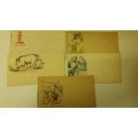 U.S.A., Civil War political envelopes, inc. McClelland is some Pumpkins, Boar-egard Throwing Up