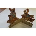 SUNLIGHT, scraps, Caught At Last!, showing Indians on horseback, two interlocking pieces (self-