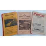 FOOTBALL, programmes, 1940s-50s, inc. Charlton v Burnley 1947/48, Brentford v Gillingham, Fulham v