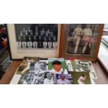 EPHEMERA, selection, inc. cricket, original photos (2), MCC team to Australia (signed & inscribed to