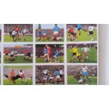 WS VERLAG WANNE-EICKEL, uncut sheets, 1962 World Cup (football), two sheets of 25, inc. early Pele,