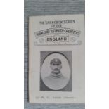 U.T.C., The Springbok Series of 1912 - Triangular Test Match Cricketers, No. 33 Smith (Surrey),