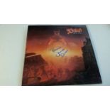 POP MUSIC, signed LP by Ronnie James, The Last in Line, ex- Black Sabbath & Rainbow, record present,