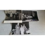 FOOTBALL, Cardiff City, press photos, 1952/53, showing presentations etc., 8 x 6, annotation to