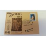CRICKET, signed commemorative cover by Don Bradman, for 1980 Centenary Tests, EX