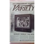 ENTERTAINMENT, annuals, Variety, 1956, 1960-1962, 1966-1969 & 1977, also film issues 1981 (Cannes) &