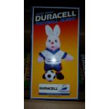 FOOTBALL, promotional toys, Duracell World Cup bunnies, 1998 & 2002, boxed, EX, 2