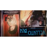 CINEMA, posters for David Lynch films, mostly imports, inc. Blue Velvet, Twin Peaks, Lost Highway,