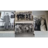 FOOTBALL, Cardiff City, press photos, 1953, inc. Stan Montgomery meets Field Marshall Montgomery