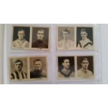 THOMSON, Footballers, miniature RP, inc. doubles (18), duplication, G to EX, 210*