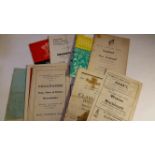 RUGBY, programmes, inc. Westoe v Blackheath (29th March 1937), N.Z. Services v Monmouthshire, 27th
