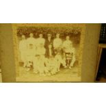 CRICKET, original team photo, Nottinghamshire 1901, names to lower border inc. Iremonger, Jones,