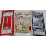 MAGIC, theatre programmes, 1900s-1930s, inc. Sears, Linga Singh, Siems, The Great Weiland, Cecil